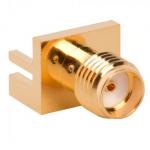 RF Connector SMA PCB End Launch Jack 50 Ohm (Jack, Female) L14.3mm